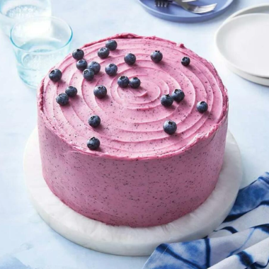 Blueberry Flavour Cake