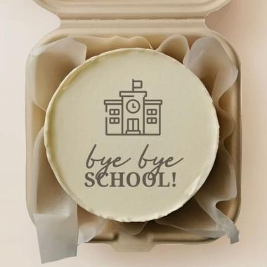 Bye Bye School Bento Cake