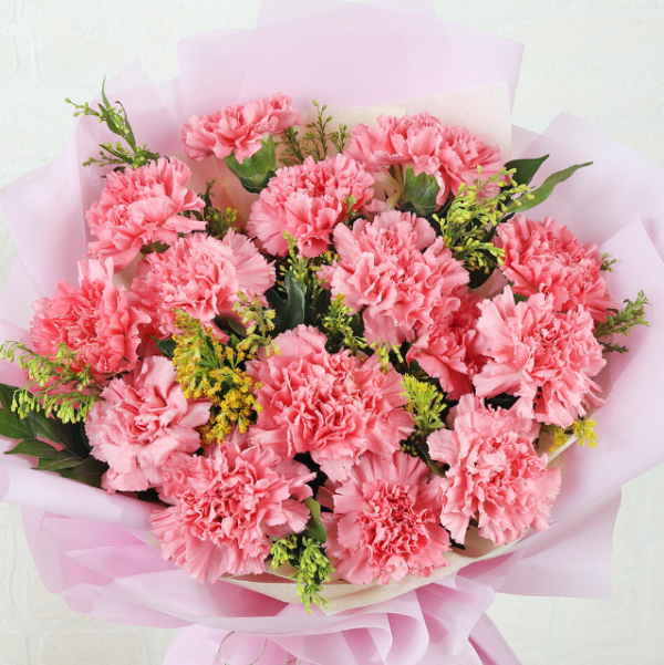 The Carnation Everglow Bouquet