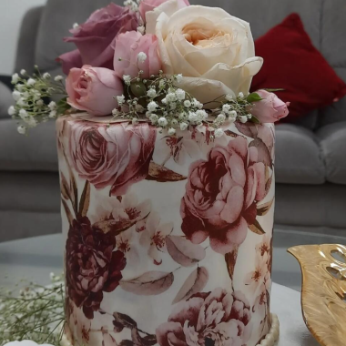 Edible Floral design cake