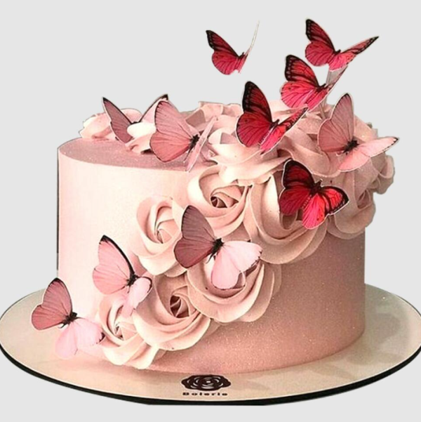 Glamorous Butterfly Cake