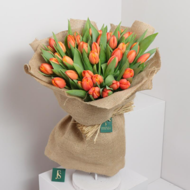 Orange Tulips Bouquet